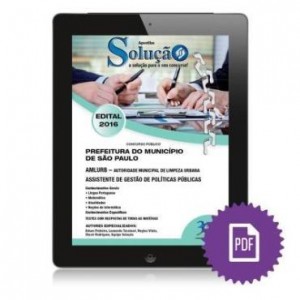 Baixar Apostila digital AMLURB – Prefeitura de São Paulo – Assistente de Gestão de Políticas Públicas pdf, epub, eBook