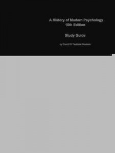 Baixar e-Study Guide for: A History of Modern Psychology by Duane P. Schultz, ISBN 9781111344979: Psycholog pdf, epub, eBook