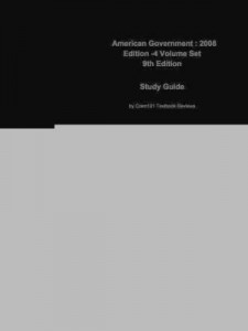 Baixar e-Study Guide for: American Government : 2008 Edition -4 Volume Set by Karen OConnor, ISBN 978020562 pdf, epub, eBook