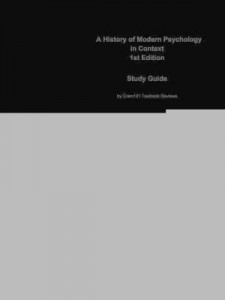 Baixar e-Study Guide for: A History of Modern Psychology in Context by Wade Pickren, ISBN 9780470276099: Ps pdf, epub, eBook