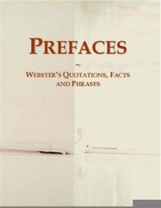 Baixar Prefaces: Webster¿s Quotations, Facts and Phrases pdf, epub, eBook