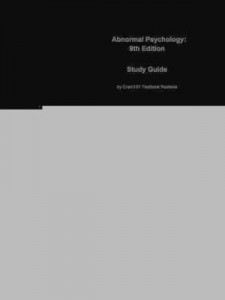 Baixar e-Study Guide for: Abnormal Psychology: by Gerald C. Davison, ISBN 9780471479581: Psychology, Abnorm pdf, epub, eBook
