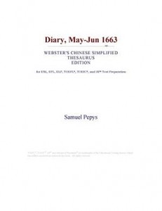 Baixar Diary, may-jun 1663 (webster’s chinese pdf, epub, eBook