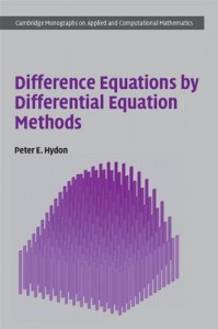 Baixar Difference equations by differential equation pdf, epub, eBook
