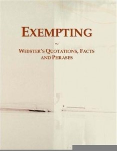 Baixar Exempting: Webster¿s Quotations, Facts and Phrases pdf, epub, eBook