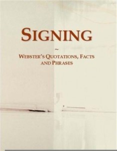 Baixar Signing: Webster¿s Quotations, Facts and Phrases pdf, epub, eBook