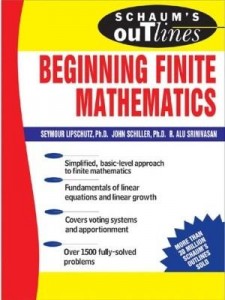 Baixar Schaum's Outline of Beginning Finite Mathematics pdf, epub, eBook