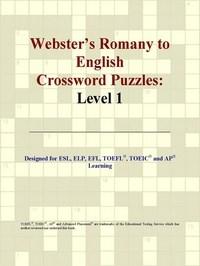 Baixar Webster's Romany to English Crossword Puzzles: Level 1 pdf, epub, eBook