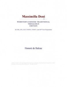 Baixar Massimilla Doni (Webster's Chinese Traditional Thesaurus Edition) pdf, epub, eBook