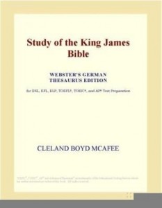 Baixar Study of the King James Bible (Webster's German Thesaurus Edition) pdf, epub, eBook
