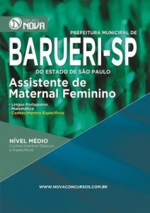 Baixar Apostila Prefeitura de Barueri – SP 2016 – Assistente de Maternal Feminino pdf, epub, eBook
