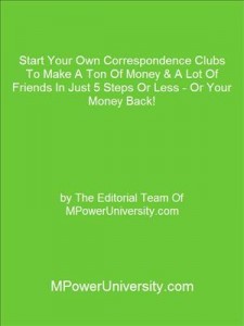 Baixar Start your own correspondence clubs to make a pdf, epub, eBook