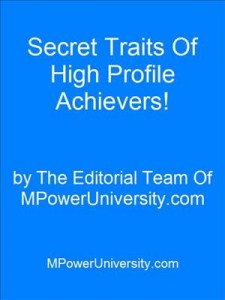 Baixar Secret traits of high profile achievers! pdf, epub, eBook