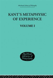 Baixar Kant’s metaphysic of experience pdf, epub, eBook