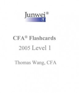 Baixar Junwei CFA Flashcards – 2005 Level 1 pdf, epub, eBook