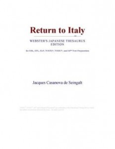 Baixar Return to Italy (Webster's Japanese Thesaurus Edition) pdf, epub, eBook