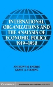 Baixar International Organizations and the Analysis of Economic Policy, 1919-1950 pdf, epub, eBook