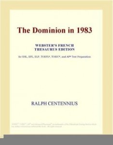 Baixar The Dominion in 1983 (Webster's French Thesaurus Edition) pdf, epub, eBook