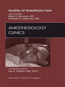 Baixar Quality of anesthesia care, an issue of pdf, epub, eBook