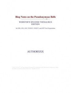 Baixar Biog notes on the pseudonymous bells (webster’s pdf, epub, eBook