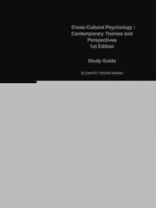 Baixar E-Study Guide for: Cross-Cultural Psychology: Contemporary Themes and Perspectives: Psychology, Psyc pdf, epub, eBook