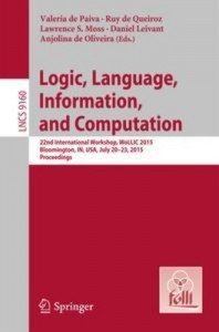 Baixar Logic, language, information, and computation pdf, epub, eBook