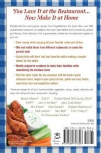 Baixar Copykatcoms Dining Out at Home Cookbook pdf, epub, eBook