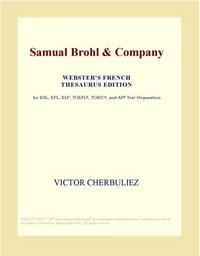 Baixar Samual Brohl & Company (webster's French Thesaurus Edition) pdf, epub, eBook