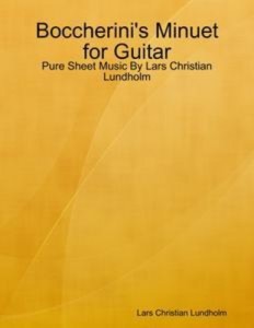 Baixar Boccherini’s minuet for guitar – pure sheet pdf, epub, eBook