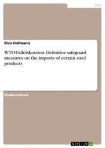 Baixar Wto-falldiskussion: definitive safeguard pdf, epub, eBook
