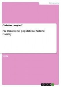 Baixar Pre-transitional populations: natural fertility pdf, epub, eBook