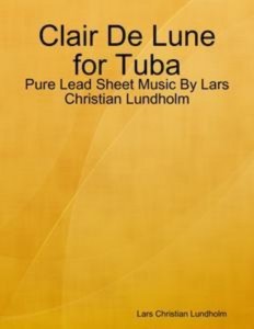 Baixar Clair de lune for tuba – pure lead sheet music pdf, epub, eBook