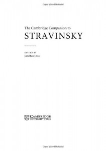 Baixar Cambridge companion to stravinsky, the pdf, epub, eBook
