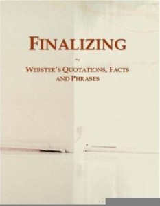 Baixar Finalizing: Webster¿s Quotations, Facts and Phrases pdf, epub, eBook