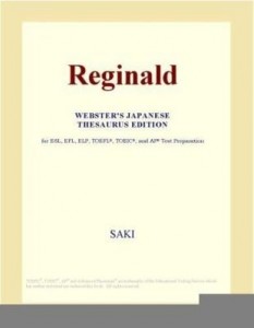 Baixar Reginald (Webster's Japanese Thesaurus Edition) pdf, epub, eBook