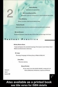 Baixar Textual Practice: Volume 11 Issue 2 pdf, epub, eBook