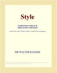 Baixar Style (webster's French Thesaurus Edition) pdf, epub, eBook