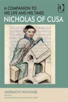 Baixar Nicholas of Cusa – A Companion to his Life and his Times pdf, epub, eBook