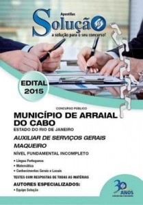 Baixar Apostila Digital Prefeitura Arraial do Cabo – Auxiliar de Serviços Gerais – Maqueiro pdf, epub, eBook