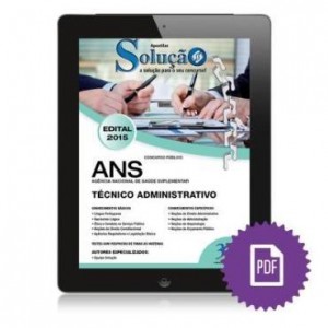 Baixar Apostila Digital ANS – Técnico Administrativo pdf, epub, eBook