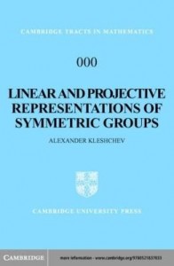 Baixar Linear and Projective Representations of Symmetric Groups pdf, epub, eBook