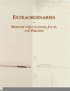 Baixar Extraordinaries: Webster¿s Quotations, Facts and Phrases pdf, epub, eBook