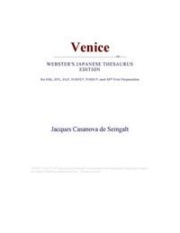 Baixar Venice (Webster's Japanese Thesaurus Edition) pdf, epub, eBook