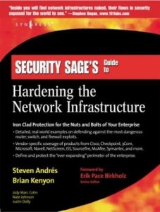 Baixar Security Sage's Guide to Hardening the Network Infrastructure pdf, epub, eBook