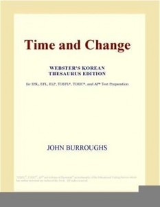 Baixar Time and Change (Webster's Korean Thesaurus Edition) pdf, epub, eBook