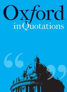 Baixar Oxford in quotations pdf, epub, eBook