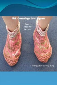Baixar Pink camouflage boot slippers knitting pattern pdf, epub, eBook