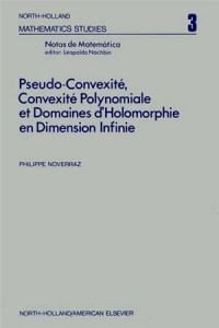 Baixar Pseudo-convexite, convexite polynomiale et pdf, epub, eBook