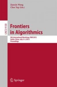 Baixar Frontiers in algorithmics pdf, epub, eBook