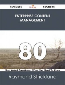 Baixar Enterprise content management 80 success secrets pdf, epub, eBook